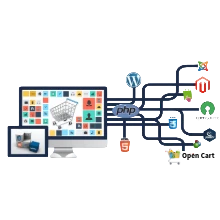 E-commerce storefront illustration