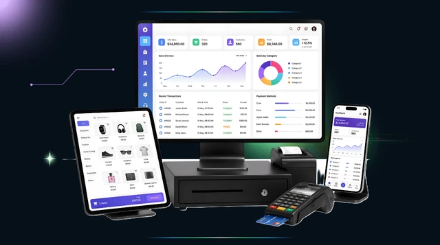 Resto POS billing counter interface