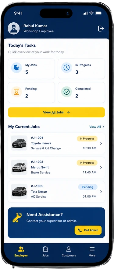 Employee tasks